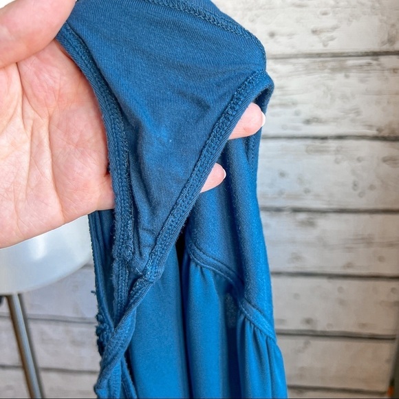 Aritzia Babaton teal color draped bodysuit - Picture 9 of 9